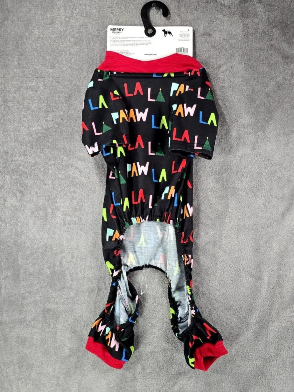 Petco Merry Makings Christmas Holiday PJs Dog Pet Apparel Clothes Size Large New